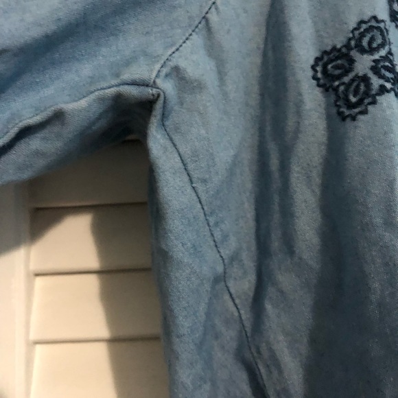 WOMENS xl denim blue shirt - Picture 2 of 7